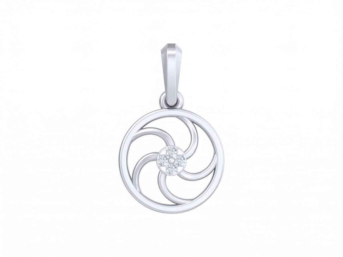 Delicate gold pendant necklace with brilliant diamond sparkle.