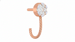 18K Gold & Diamond Nose Ring KRA50303