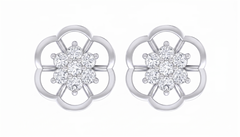 White Gold Diamond Earring | under 40k 