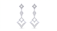 14K Gold & Diamond Women Dangler Earring KRI44008E