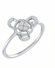 18K Gold & Diamond Dailywear Ring For Women KRA10572