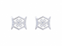 White Gold Diamond Earring | under 40k 