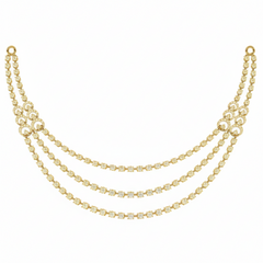 14K Gold & Diamond Choker Necklace Set KRH44049N