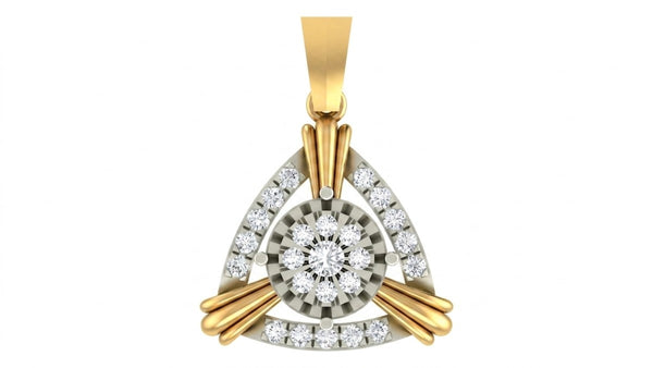 Premium Gold & Diamond PENDANT SET KRC40730