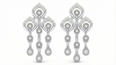 14K Gold & Diamond Women Earring KRB44113E-A