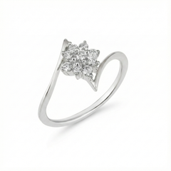 18K Gold & Diamond Ring For Women R0266MYD0384