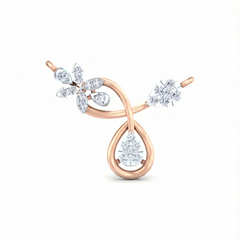 18K Gold & Diamond Mangalsutra For Women KRB90041