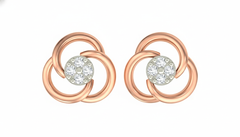 18K Gold & Diamond Women Earring KER-120