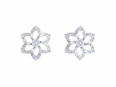 White Gold Diamond Earring | under 40k 