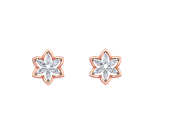 18K Gold & Diamond Women Earring KFK30061