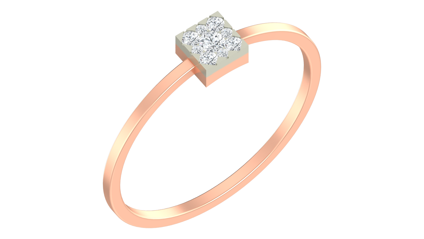 Gold & Diamond Ring For Women KRC10643