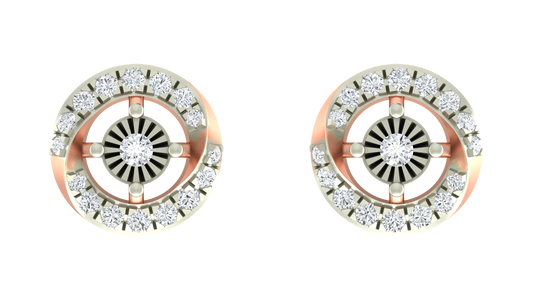 18K Gold & Diamond Women Engagement Earring KRA40009E