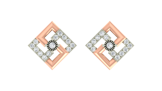 18K Gold & Diamond Women Engagement Earring KRA40011E