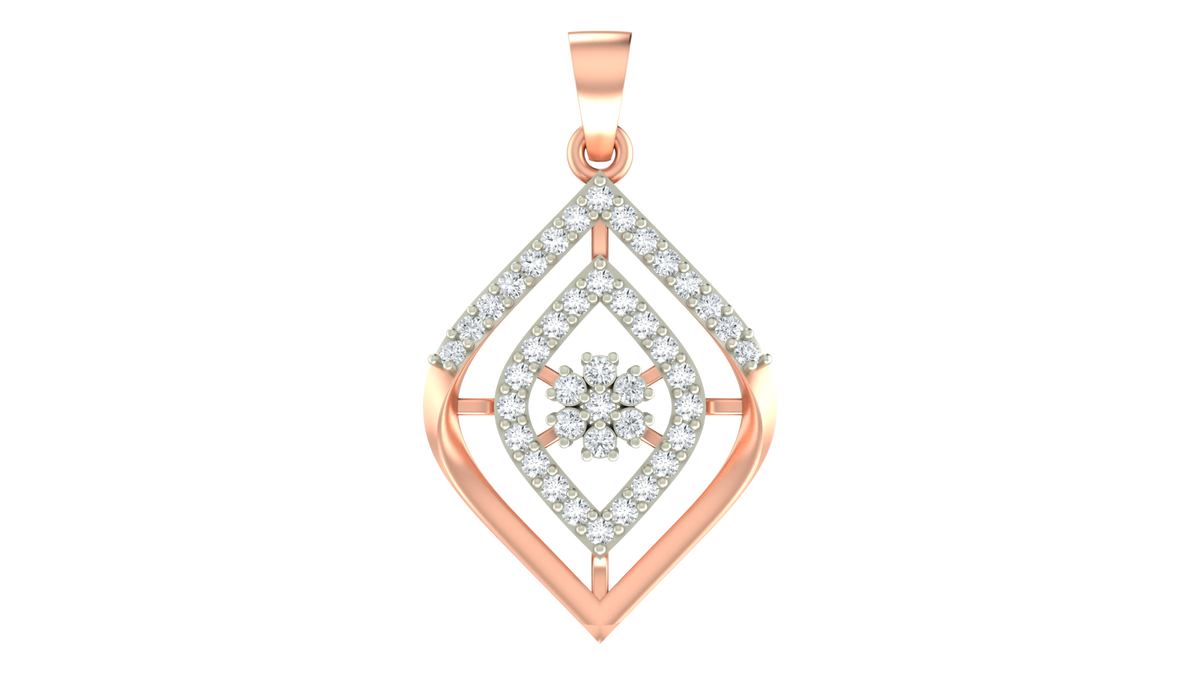 18K Gold & Diamond PENDANT SET KRA40014P