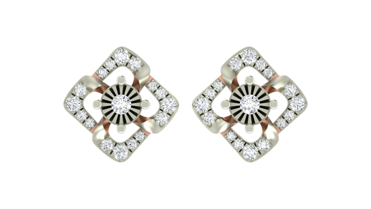 18K Gold & Diamond Women Engagement Earring KRA40015E