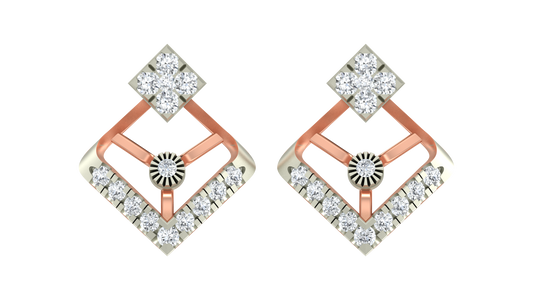 18K Gold & Diamond Women Engagement Earring KRA40021E