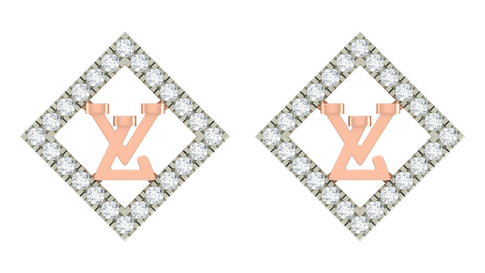 18K Gold & Diamond Women Engagement Earring KRA40031E