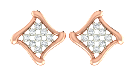 18K Gold & Diamond Women Stud Earring KRA40082E