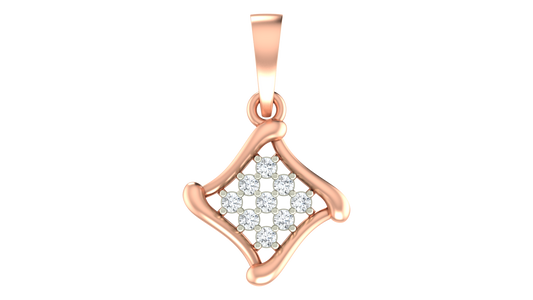 18K Gold & Diamond Dailywear Pendant Set KRA40082P