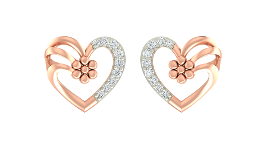 18K Gold & Diamond Women Stud Earring KRA40131E
