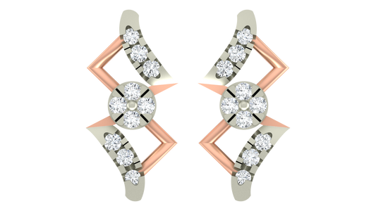 18K Gold & Diamond Women Dangler Earring KRA40135E