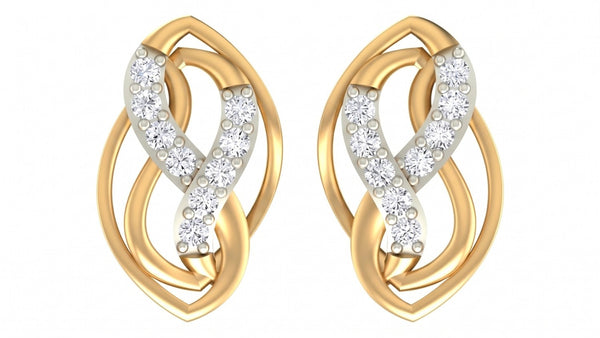 Gold & Diamond Dailywear Women Stud Earring KRC40561E