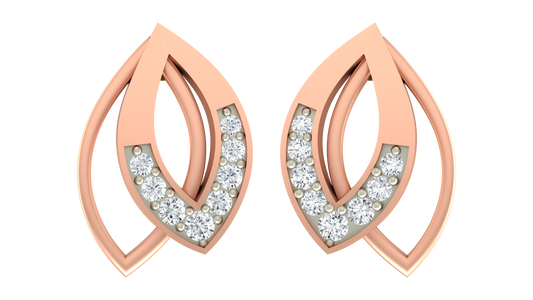 18K Gold & Diamond Women Stud Earring KRA40149E