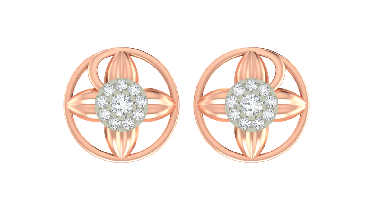 18K Gold & Diamond Women Earring KRA40158E