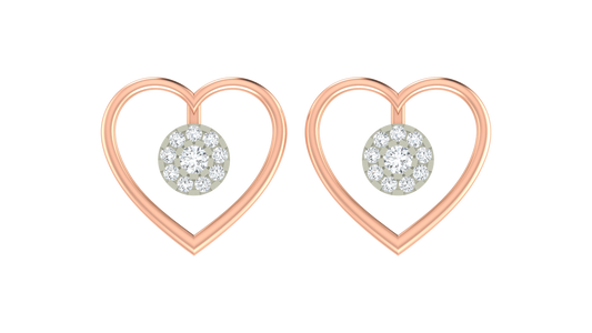 18K Gold & Diamond Women Stud Earring KRA40159E