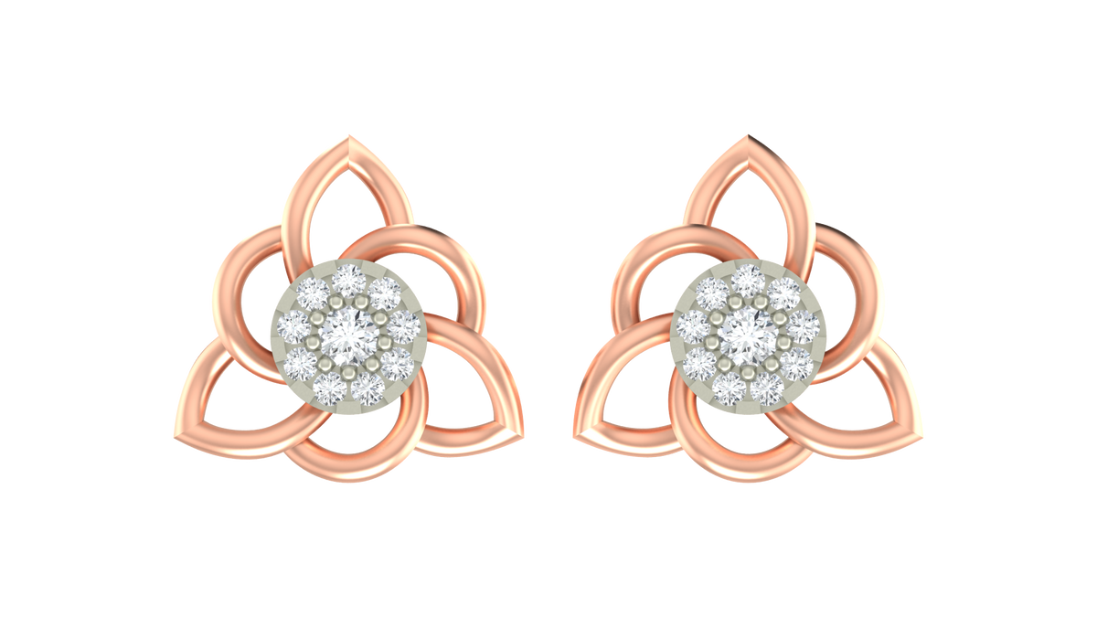 18K Gold & Diamond Women Earring KRA40166E