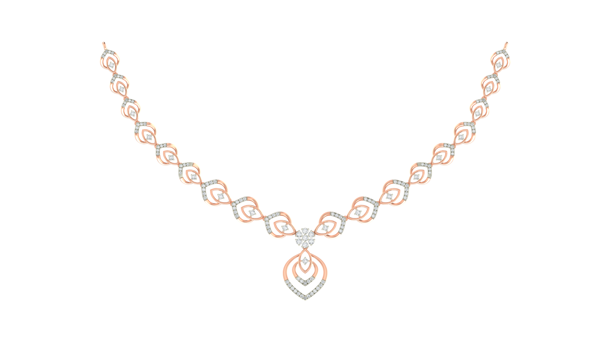 14K Gold & Diamond NECKLACE SET KRA44174N