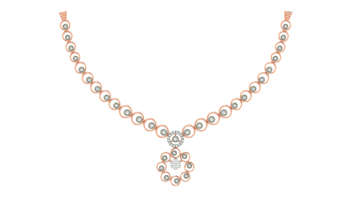 14K Gold & Diamond NECKLACE SET KRA44177N