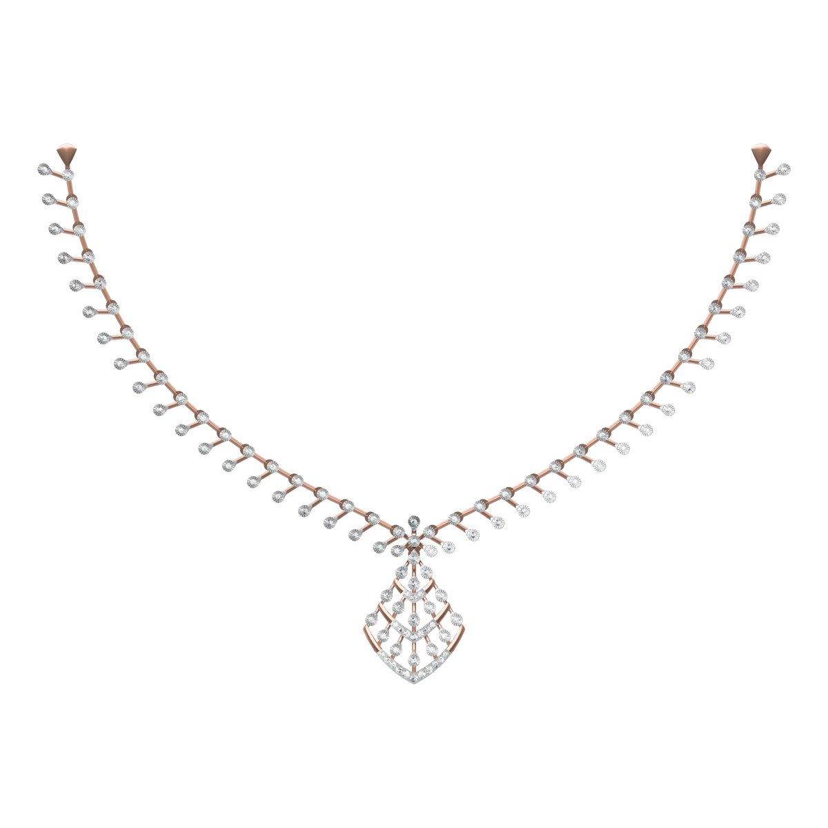 14K Gold & Diamond NECKLACE SET KRA44184N