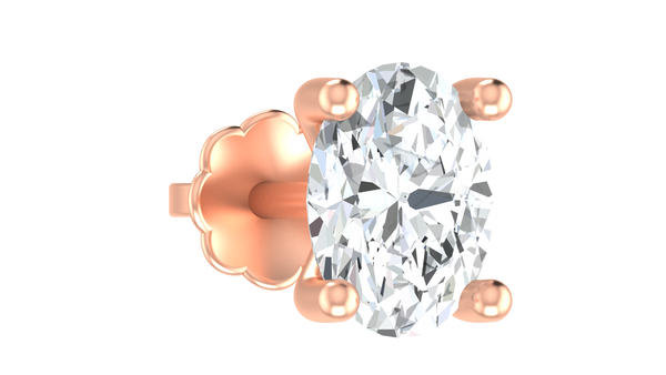 Gold & Diamond Stud Nose Pin KRA50105