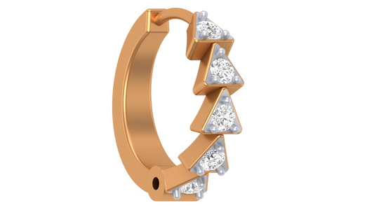 18K Gold & Diamond Nose Ring KRA50297