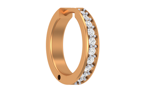 18K Gold & Diamond Nose Ring KRA50298