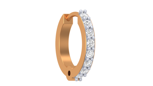 18K Gold & Diamond Nose Ring KRA50306