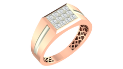18K Gold & Diamond Ring For Men KRA60170