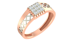 18K Gold & Diamond Ring For Men KRA60293