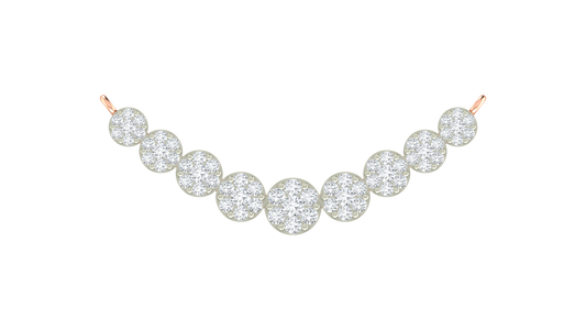 18K Gold & Diamond Round Mangalsutra For Women KRA90142