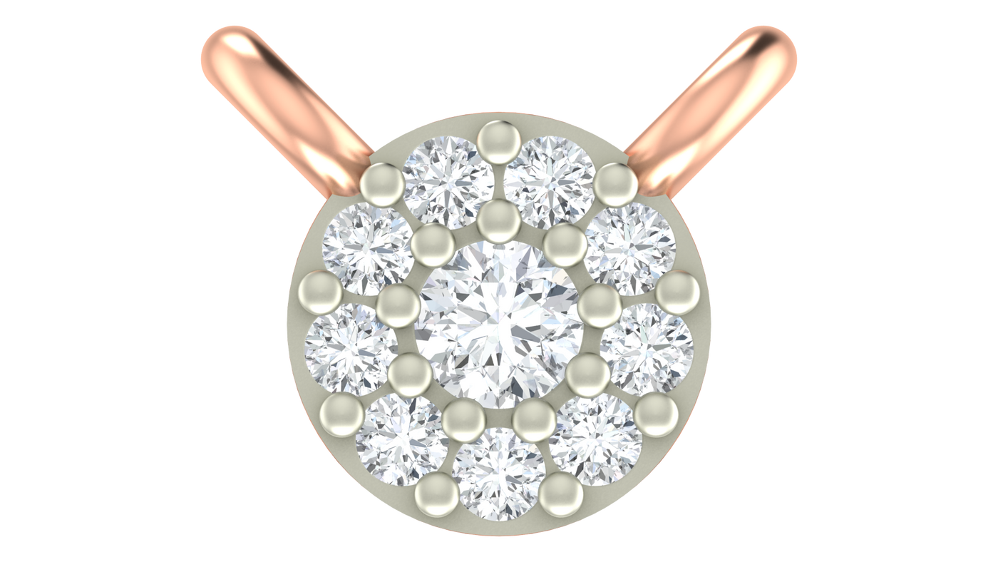 Gold & Diamond Round Mangalsutra For Women KRC50072