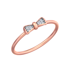 18K Gold & Diamond Ring For Women KRB10468