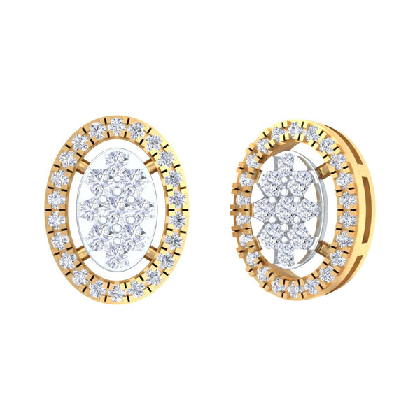 Gold & Diamond Women Stud Earring KRC40735E