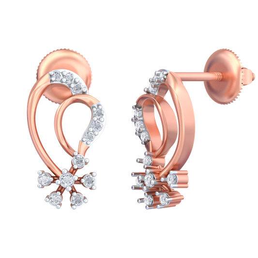 18K Gold & Diamond Women Dangler Earring KRB40047E