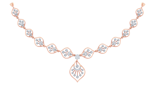 14K Gold & Diamond Lightweight Necklace Set KRB44116N