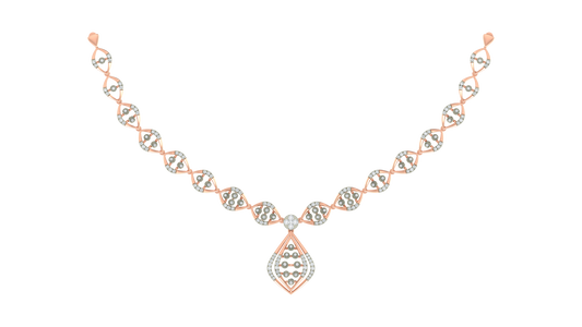 14K Gold & Diamond Lightweight Necklace Set KRB44120N-A