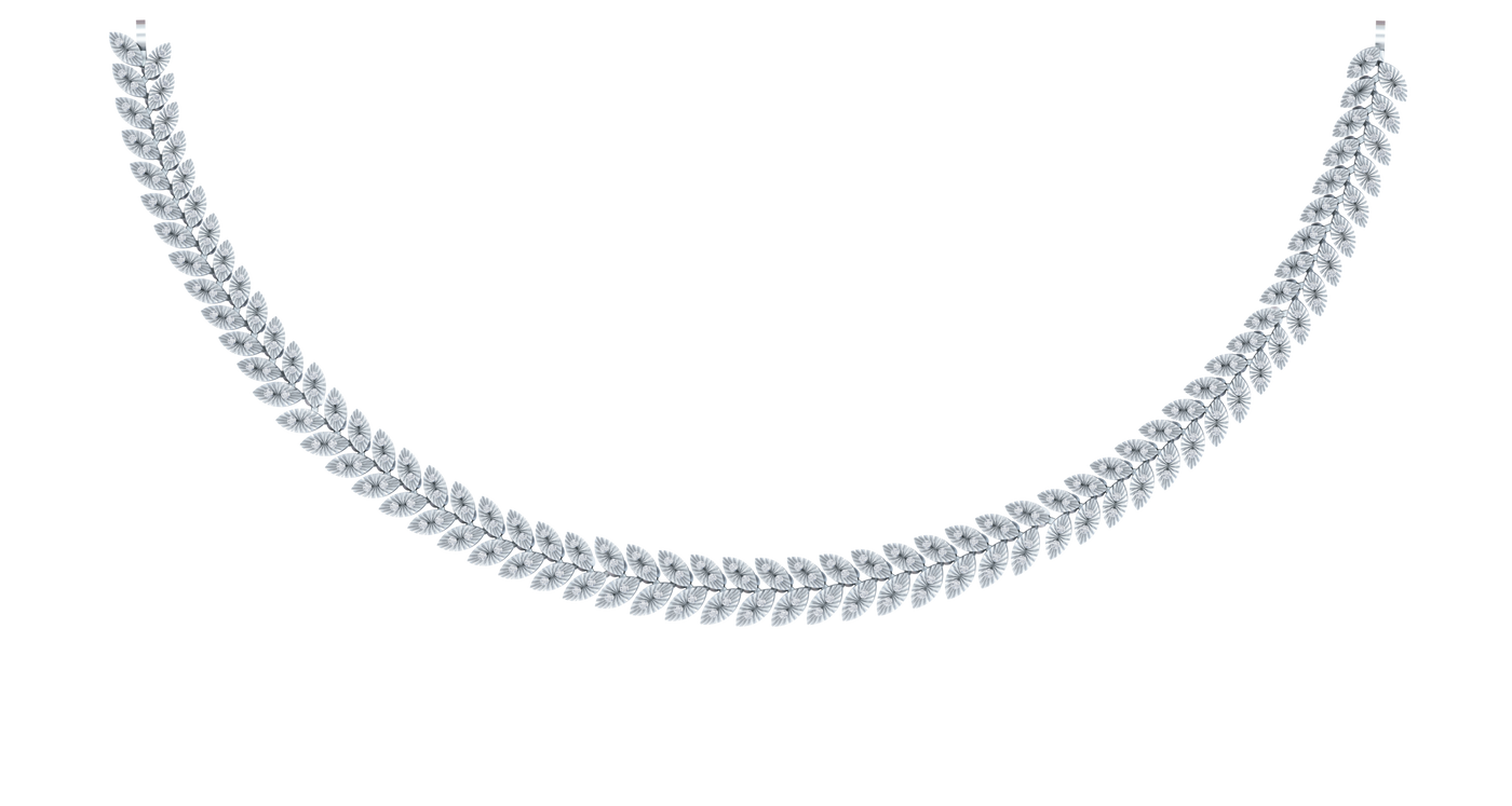 Gold & Diamond Choker Necklace Set KRC60145