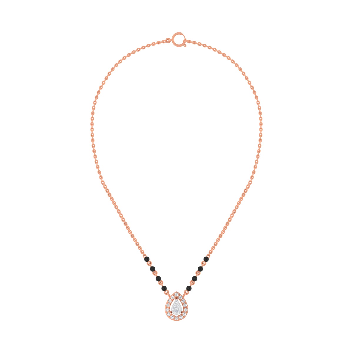 Gold & Diamond Modern Mangalsutra For Women KRC50113