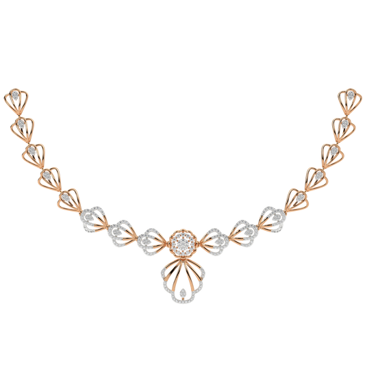 14K Gold & Diamond Dailywear Necklace Set KRH44033N