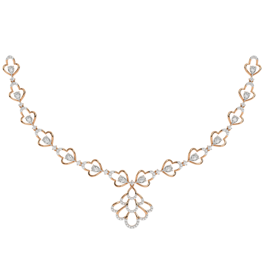 14K Gold & Diamond Dailywear Necklace Set KRH44045N